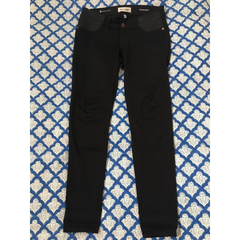 DL1961 x Rosie Pope Maternity jeans black 26 EUC